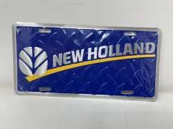 New Holland & Case IH Apparel #23-1655 New Holland Diamond License Plate