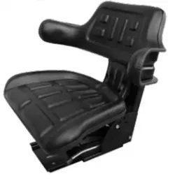 Case IH #SEA-300RMBEX Universal Suspension Seat, Black SEA-300RMBEX