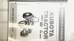 Kubota Operators Manual - M4900 M5700 Part #3A211-99712