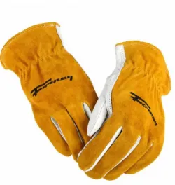 Forney #F53125 Split Back Cowhide Leather Driver Work Gloves (Men's XL)