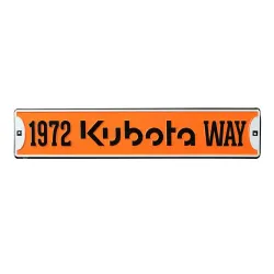 Kubota #2004434870001 Kubota Way Street Sign