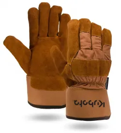 Kubota #77700-13487 Kubota Waterproof Winter Lined Suede Cowhide Gloves