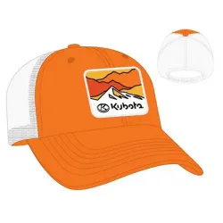 Kubota Orange Twill / White Mesh Cap Part#106266