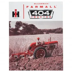 New Holland & Case IH Apparel Farmall 404 Metal Sign Part #267111