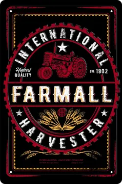 General #1909 IH Farmall 12"x18" Sign