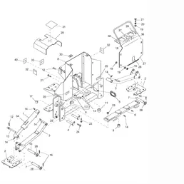 Case Ih 716524016 - Bhx172 Backhoe(08 03 - 12 07) Parts Diagrams