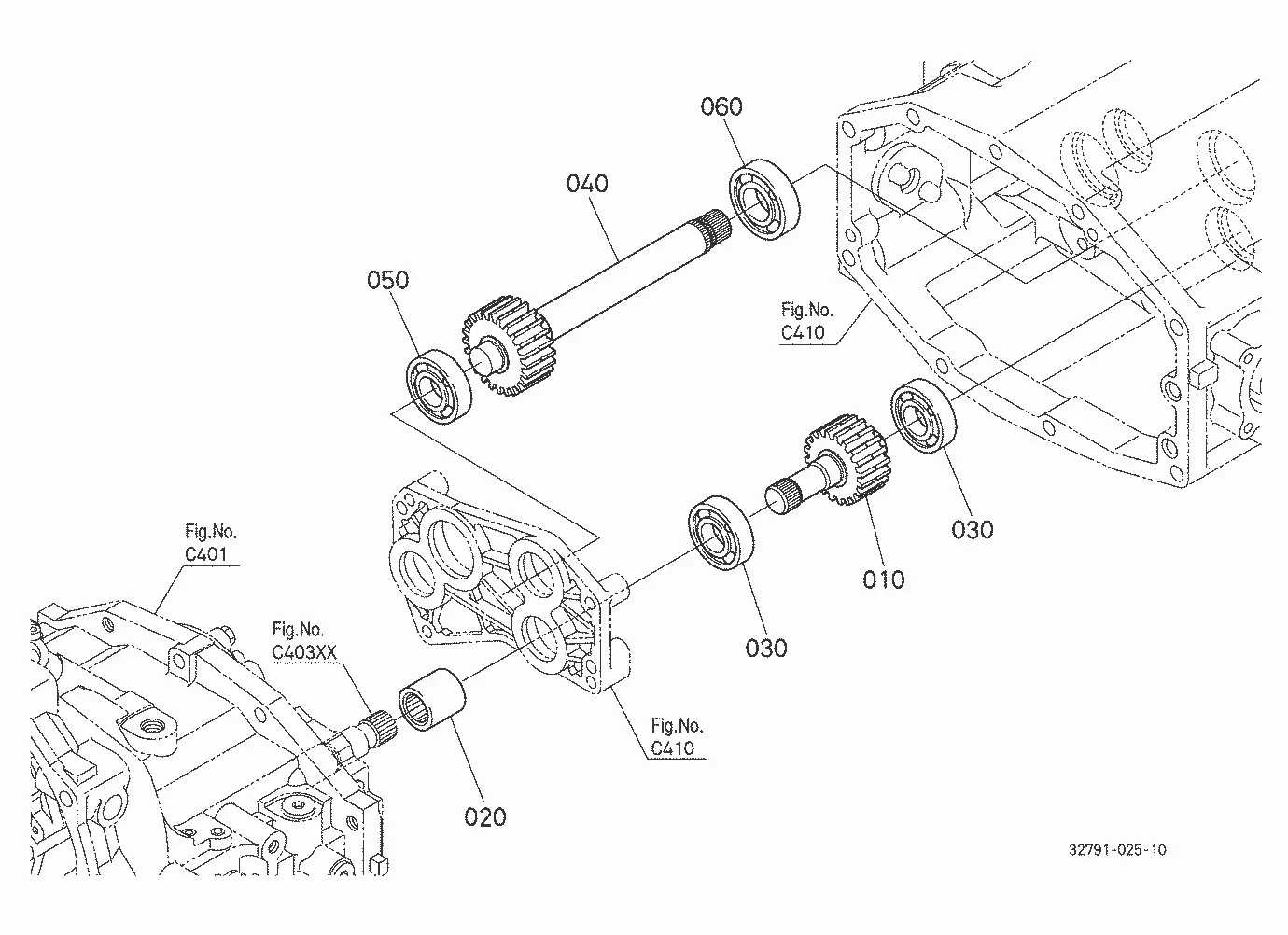 Kubota TL1000A-2 (FRONT LOADER / L45) Parts Diagrams