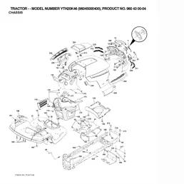 Husqvarna yth20k46 2024 deck parts