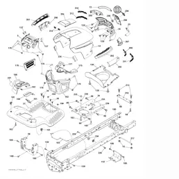 Husqvarna YTH2546 TD 96041005502 2008 11 Parts Diagrams