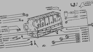 Case IH 1394 - CASE DIESEL TRACTOR(01/85 - 12/87) Parts Diagrams