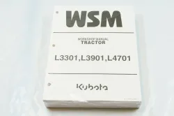 Kubota #9Y111-10120 L3301 L3901 L4701 Work Shop Manual