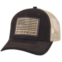 New Holland & Case IH Apparel #200450898 New Holland Wooden Flag Cap