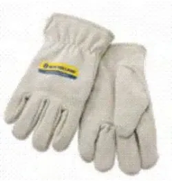 New Holland #MN6855L Lined Suede Cowhide Gloves Large Size, NH