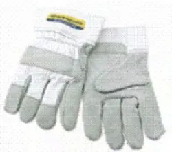 New Holland #MN6900L Leather Palm Gloves Large Size, NH