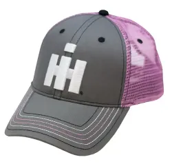 540 Brands #A1674 IH Ladies 3D Logo Gray & Pink Mesh Back Cap