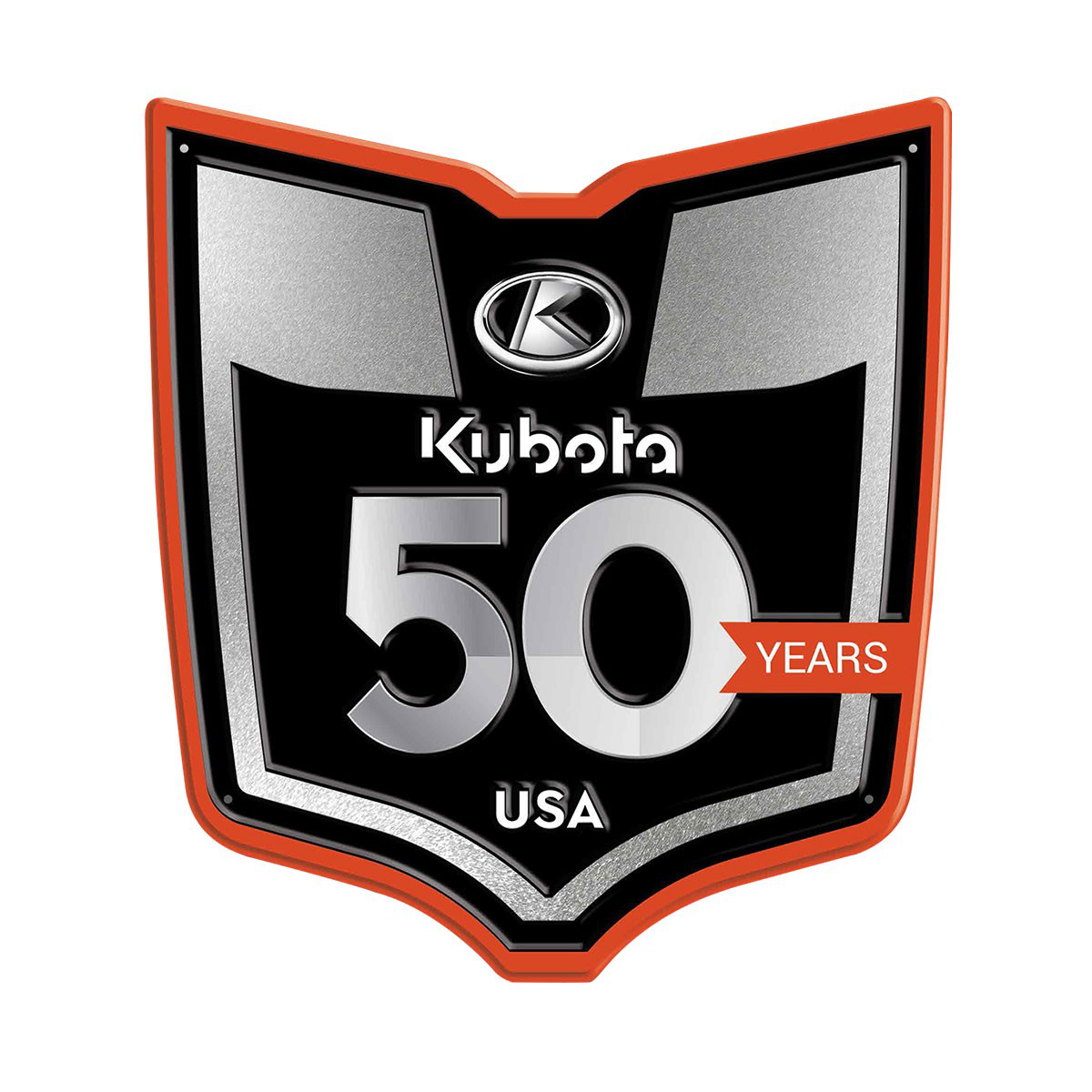 Kubota #KBTF008 Kubota 50th Anniversary Aluminum Sign