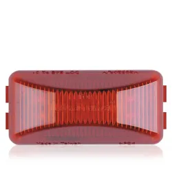 Maxxima Lighting #M20320R 2 1/2" Rectangular Red Clearance Marker Light