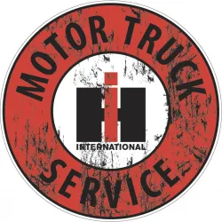General International Motor Truck Service Sign Part #8328