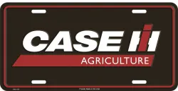 General #1812 Case IH License Plate - Black