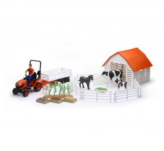 Kubota #77700-08698 Kubota BX2670 Tractor w/ Farm Animals Playset