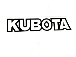 Kubota DECAL, KUBOTA    Part #70050-01589