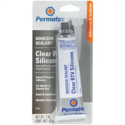 Permatex #PERM80050 Clear RTV Silicone Adhesive Sealant
