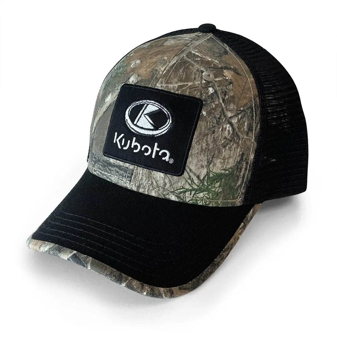 Image 1 for #C22-11010 Kubota Camo w/ Black Mesh Cap