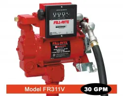 Fill-Rite #FR311V  115/230 Volt Fuel Pump / With Meter (30 Gpm) FR311V