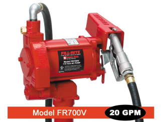 Fill-Rite #FR700V 115 Volt Fuel Pump / No Meter (20 Gpm) FR700V 
