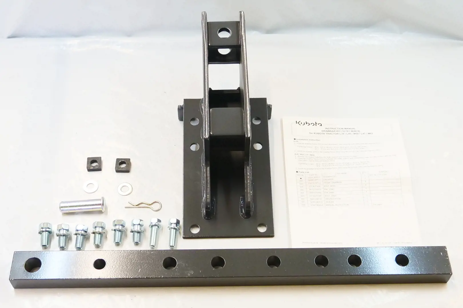 Image 1 for #L9475 Drawbar Kit for L47 & M62