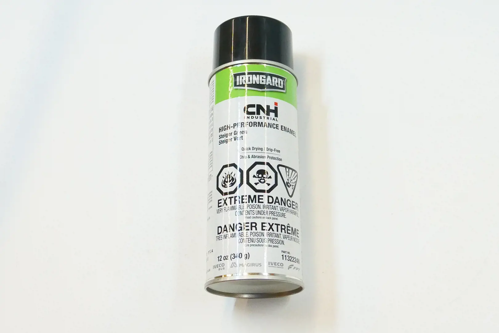 Image 1 for #1132224N Case IH Irongard Steiger Green Spray Paint - 12oz Spray Can