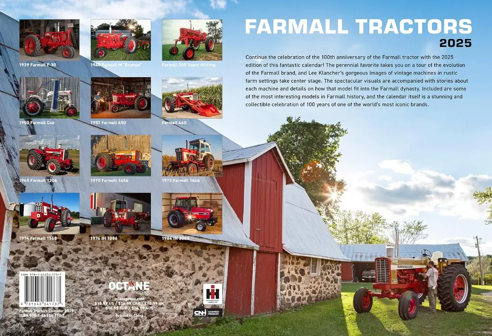 Image 2 for #9781642341737 2025 Farmall Tractor Calendar