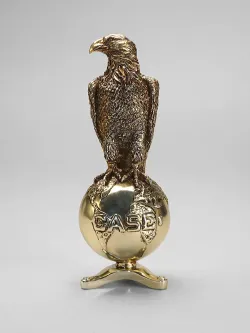 SpecCast #ZJD 1941 Case Old Abe Eagle on Globe - Bronze Statue