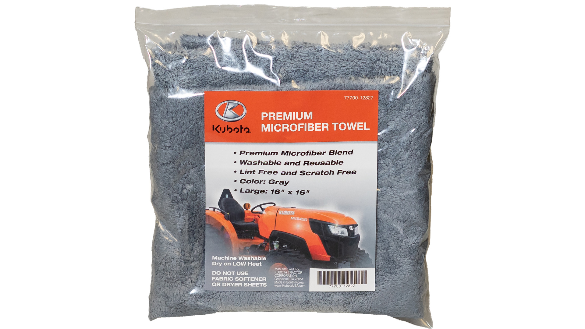 Image 1 for #77700-12827 Kubota Premium Microfiber Towel