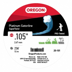 Oregon #20-101 GATORLINE, PLATINUM .105 1LB DONUT