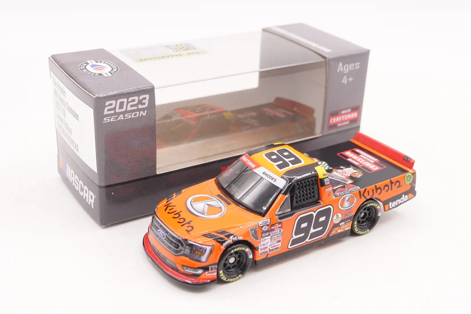 Image 1 for #T992365KUBBRCHA 1:64 Ben Rhodes 2023 NASCAR Champion Diecast Truck