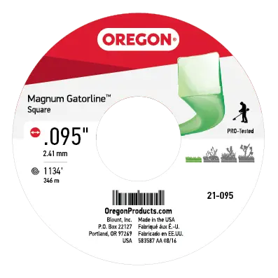 Image 1 for #21-095 GATORLINE, SQUARE .095 5LB SPOOL