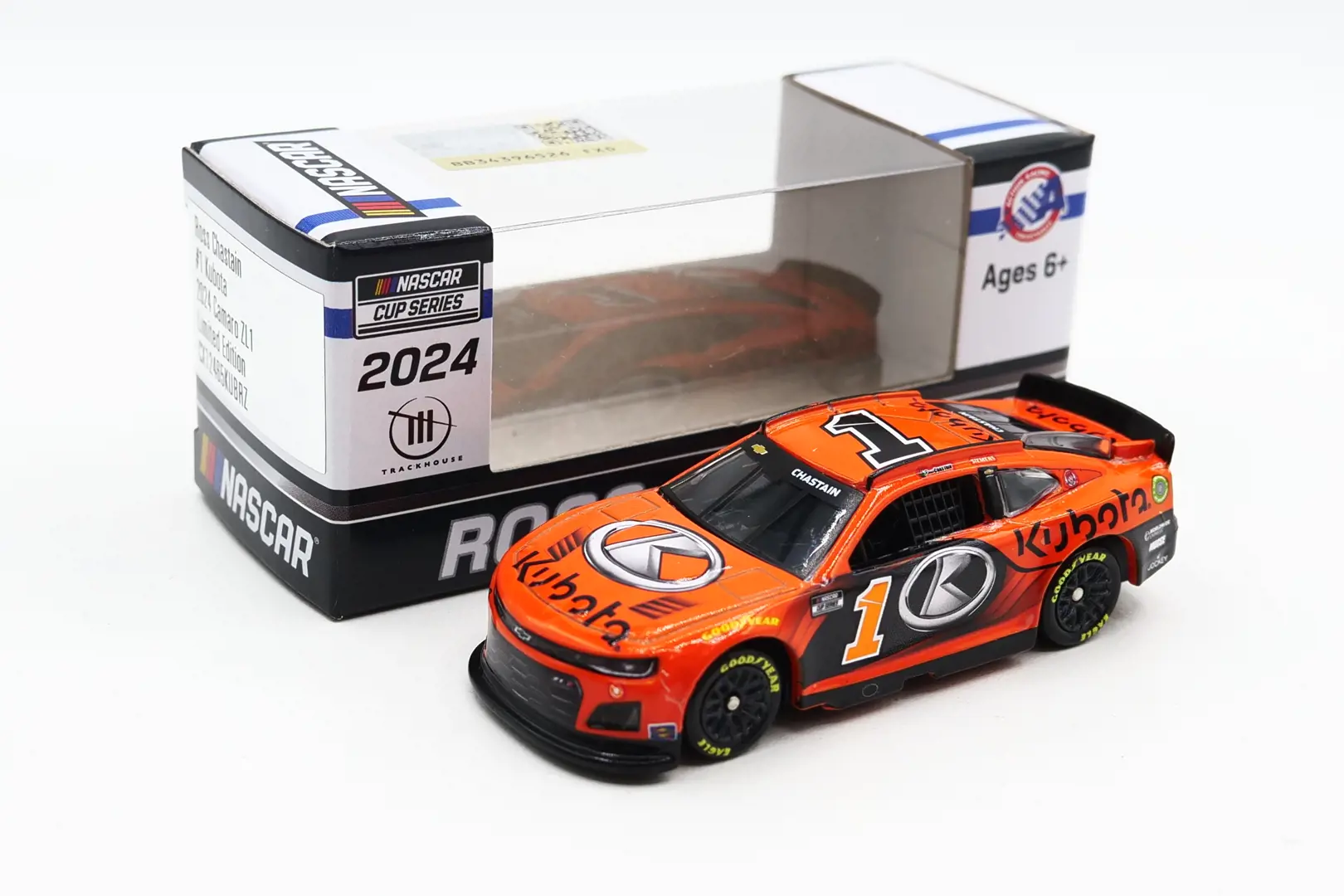 Image 1 for #CX12465KUBRZ 1:64 Ross Chastain 2024 Kubota ARC Diecast