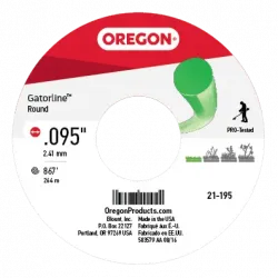 Oregon #21-195 GATORLINE, ROUND .095 3LB SPOOL