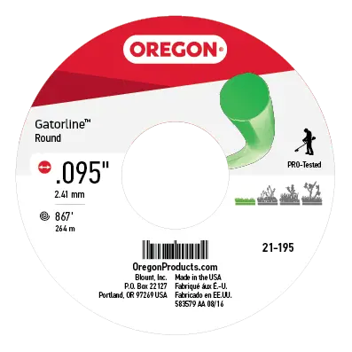 Image 1 for #21-195 GATORLINE, ROUND .095 3LB SPOOL