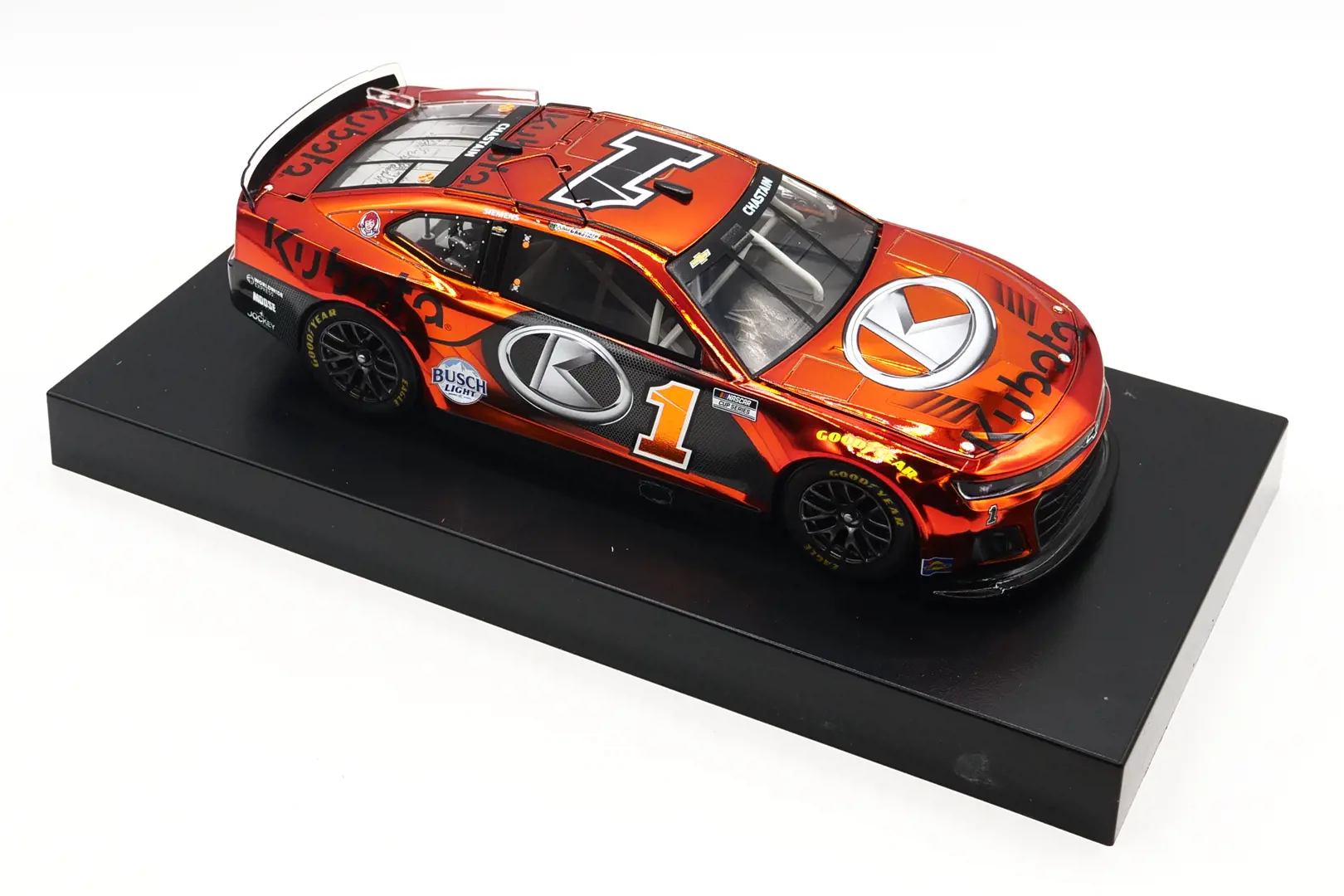 Image 3 for #CX12423KUBRZCL 1:24 Ross Chastain 2024 Kubota Color Chrome ARC Diecast