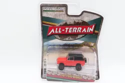 Greenlight Collectibles #35290-B 1:64 1969 Ford Bronco Lifted with Soft Top - Poppy Red