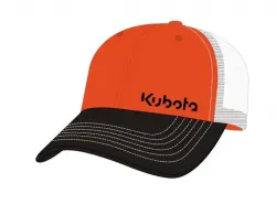 Kubota #2024020008 Kubota Orange/Black w/ White Mesh Cap