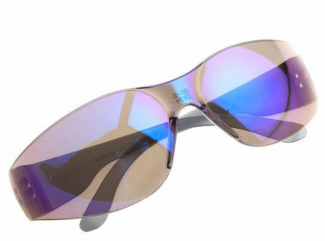 Forney #F55338 Safety Glasses, Blue Mirror Lens