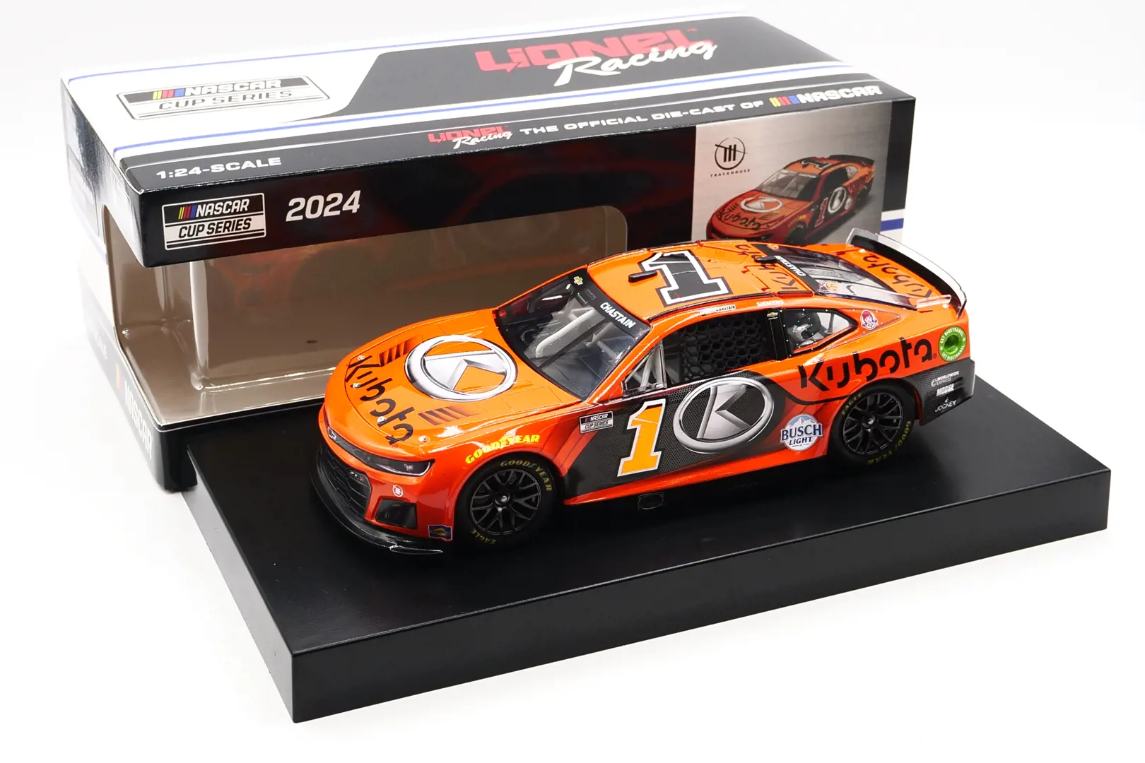 Image 1 for #CX12423KUBRZ 1:24 Ross Chastain 2024 Kubota ARC Diecast