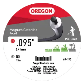 Image 1 for #69-195 GATORLINE, MAGNUM ROUND .095 50FT DONUT