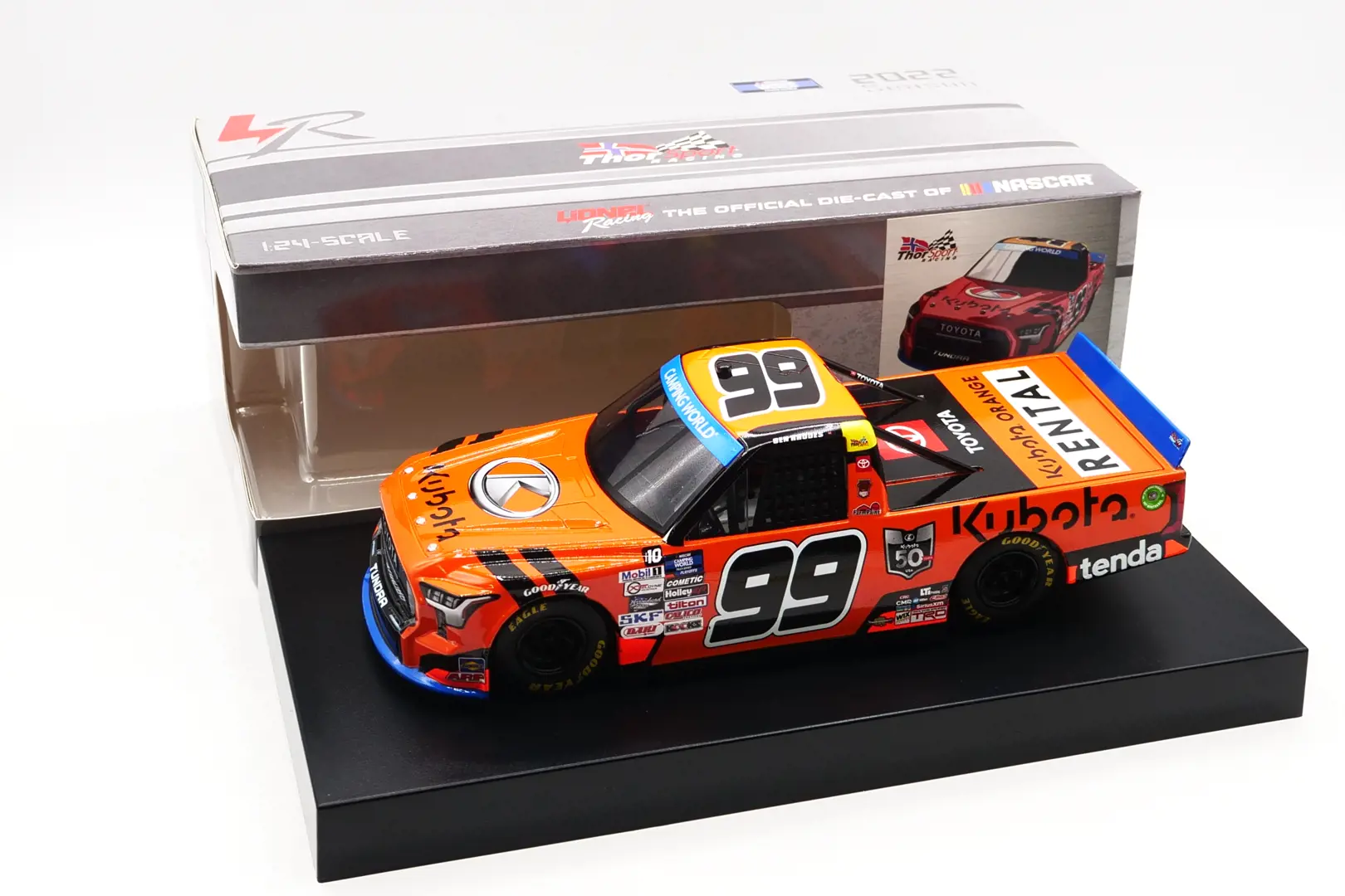 Image 1 for #T992224KUBBR 1:24 Ben Rhodes 2022 Kubota ARC NASCAR Truck Diecast