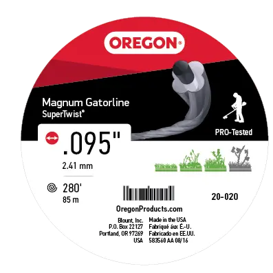 Image 1 for #20-020 GATORLINE, MAGNUM SUPERTWIST .095 1LB DT