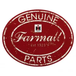 General #90172344 Farmall Genuine Parts Embossed Tin Sign