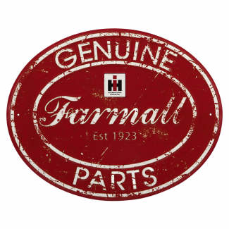Collector Signs #90172344 Farmall Genuine Parts Embossed Tin Sign